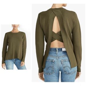 Rachel Roy Open Back Sweater